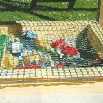 Sandkasten Abdecknetz mit Gummileine