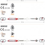 Shock Absorber rope lanyards