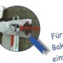 Klemmbake für Euro